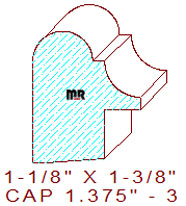 Backband 1-3/8" - 3 Backband 1-3/8" - 3