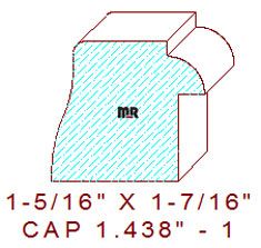 Backband 1-7/16" - 1 Backband 1-7/16" - 1