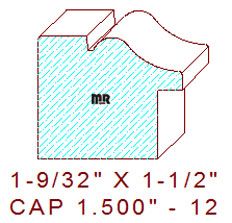 Backband 1-1/2" - 12 Backband 1-1/2" - 12