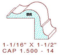 Wainscot Cap 1-1/2" - 14