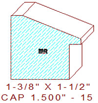 Backband 1-1/2" - 15 Backband 1-1/2" - 15