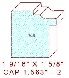 Backband 1-9/16" - 2 Backband 1-9/16" - 2