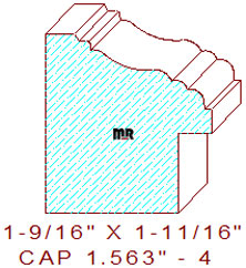 Backband 1-9/16" - 4 Backband 1-9/16" - 4