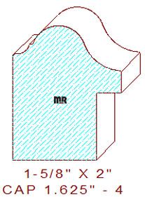 Backband 1-5/8" - 4 Backband 1-5/8" - 4