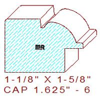 Backband 1-5/8" - 6 Backband 1-5/8" - 6
