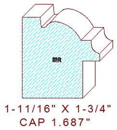 Backband 1-11/16" Backband 1-11/16"