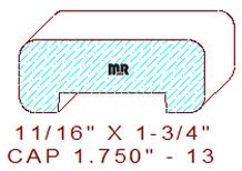 Rail Cap 1-3/4" - 13