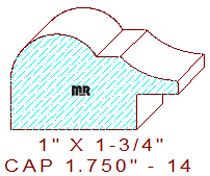 Wainscot Cap 1-3/4" - 14 Wainscot Cap 1-3/4" - 14