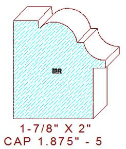 Backband 1-7/8" - 5 Backband 1-7/8" - 5