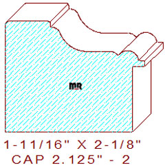 Backband 2-1/8" - 2 Backband 2-1/8" - 2