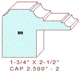 Backband 2-1/2" - 2 Backband 2-1/2" - 2