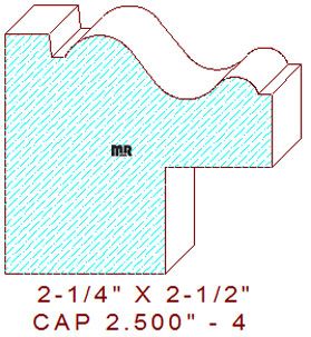 Backband 2-1/2" - 4 Backband 2-1/2" - 4
