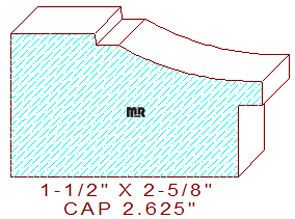 Backband 2-5/8" Backband 2-5/8"