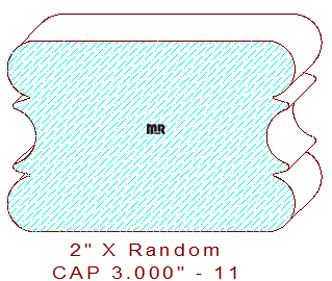 Wall/Partition Cap 3" - 11