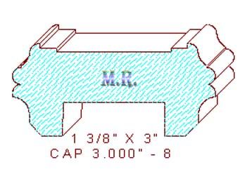 Wall/Partion Cap 3" - 8 Wall/Partion Cap 3" - 8