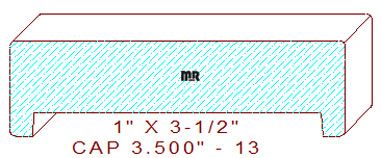 Decking Cap 3-1/2" - 13