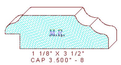 Panel Cap 3-1/2" - 8 Panel Cap 3-1/2" - 8