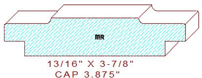 Wall/Partition Cap 3-7/8"