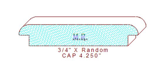 Partition/Wall Cap 4-1/4" Partition/Wall Cap 4-1/4"