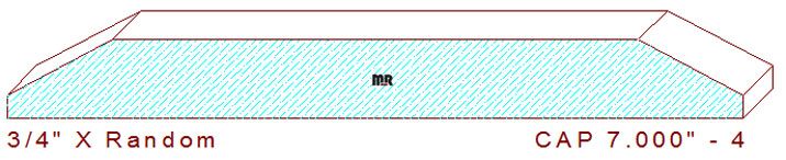Partition/Wall Cap 7" - 4 Partition/Wall Cap 7" - 4