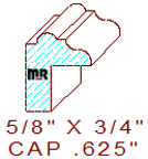 Backband 5/8" Backband 5/8"
