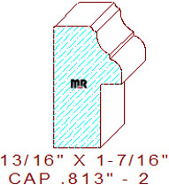 Backband 13/16" - 2 Backband 13/16" - 2