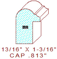 Backband 13/16" Backband 13/16"