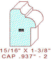 Backband 15/16" - 2 Backband 15/16" - 2