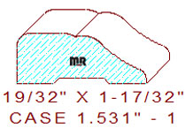 Door/Window Casing 1-17/32" - 1 Door/Window Casing 1-17/32" - 1