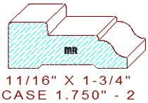 Door/Window Casing 1-3/4" - 2 Door/Window Casing 1-3/4" - 2