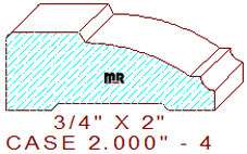 Door/Window Casing 2" - 4 Door/Window Casing 2" - 4