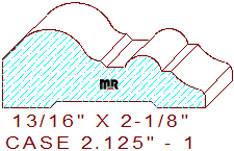 Door/Window Casing 2-1/8" - 1 Door/Window Casing 2-1/8" - 1
