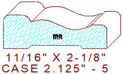 Door/Window Casing 2-1/8" - 5