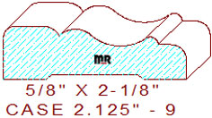 Door/Window Casing 2-1/8" - 9 Door/Window Casing 2-1/8" - 9