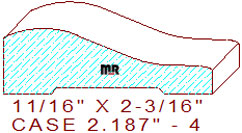 Door/Window Casing 2-3/16" - 4