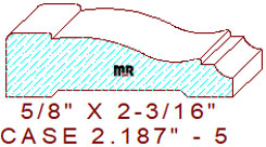 Door/Window Casing 2-3/16" - 5 Door/Window Casing 2-3/16" - 5