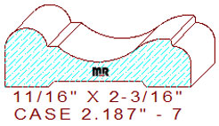 Door/Window Casing 2-3/16" - 7 Door/Window Casing 2-3/16" - 7