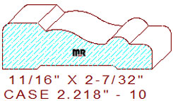 Door/Window Casing 2-7/32" - 10 Door/Window Casing 2-7/32" - 10
