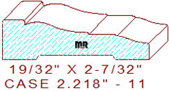 Door/Window Casing 2-7/32" - 11