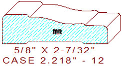 Door/Window Casing 2-7/32" - 12