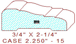 Door/Window Casing 2-1/4" - 15 Door/Window Casing 2-1/4" - 15
