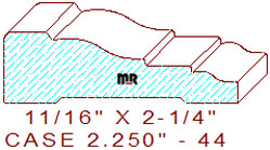 Door/Window Casing 2-1/4" - 44