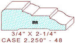 Door/Window Casing 2-1/4" - 48 Door/Window Casing 2-1/4" - 48