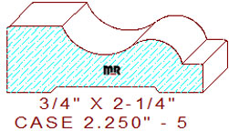 Door/Window Casing 2-1/4" - 5 Door/Window Casing 2-1/4" - 5