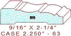 Door/Window Casing 2-1/4" - 63