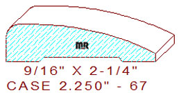 Door/Window Casing 2-1/4" - 67 Door/Window Casing 2-1/4" - 67
