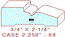 Door/Window Casing 2-1/4" - 69