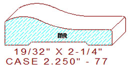 Door/Window Casing 2-1/4" - 77