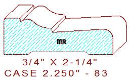 Door/Window Casing 2-1/4" - 83 Door/Window Casing 2-1/4" - 83