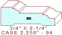 Door/Window Casing 2-1/4" - 94 Door/Window Casing 2-1/4" - 94